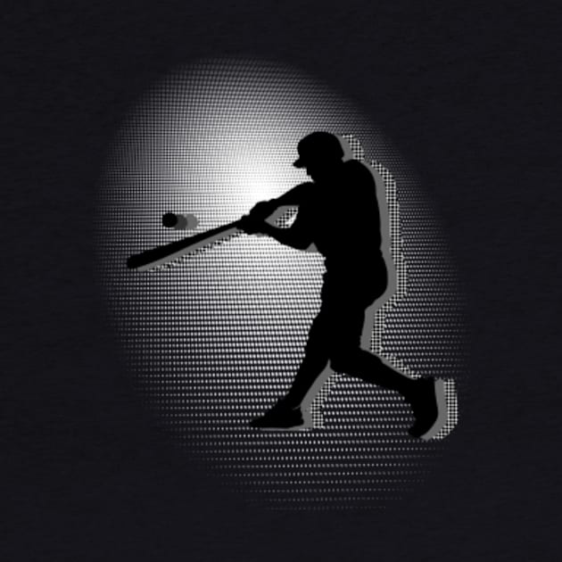 Baseball Player Hitting Ball Sports by letnothingstopyou